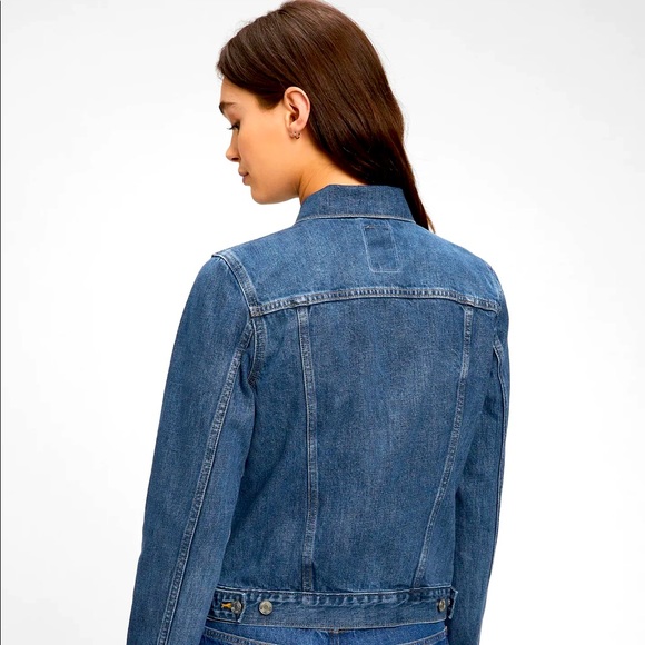 Jean jacket Gap XS “1969” non stretch denim indigo wash - Picture 2 of 3
